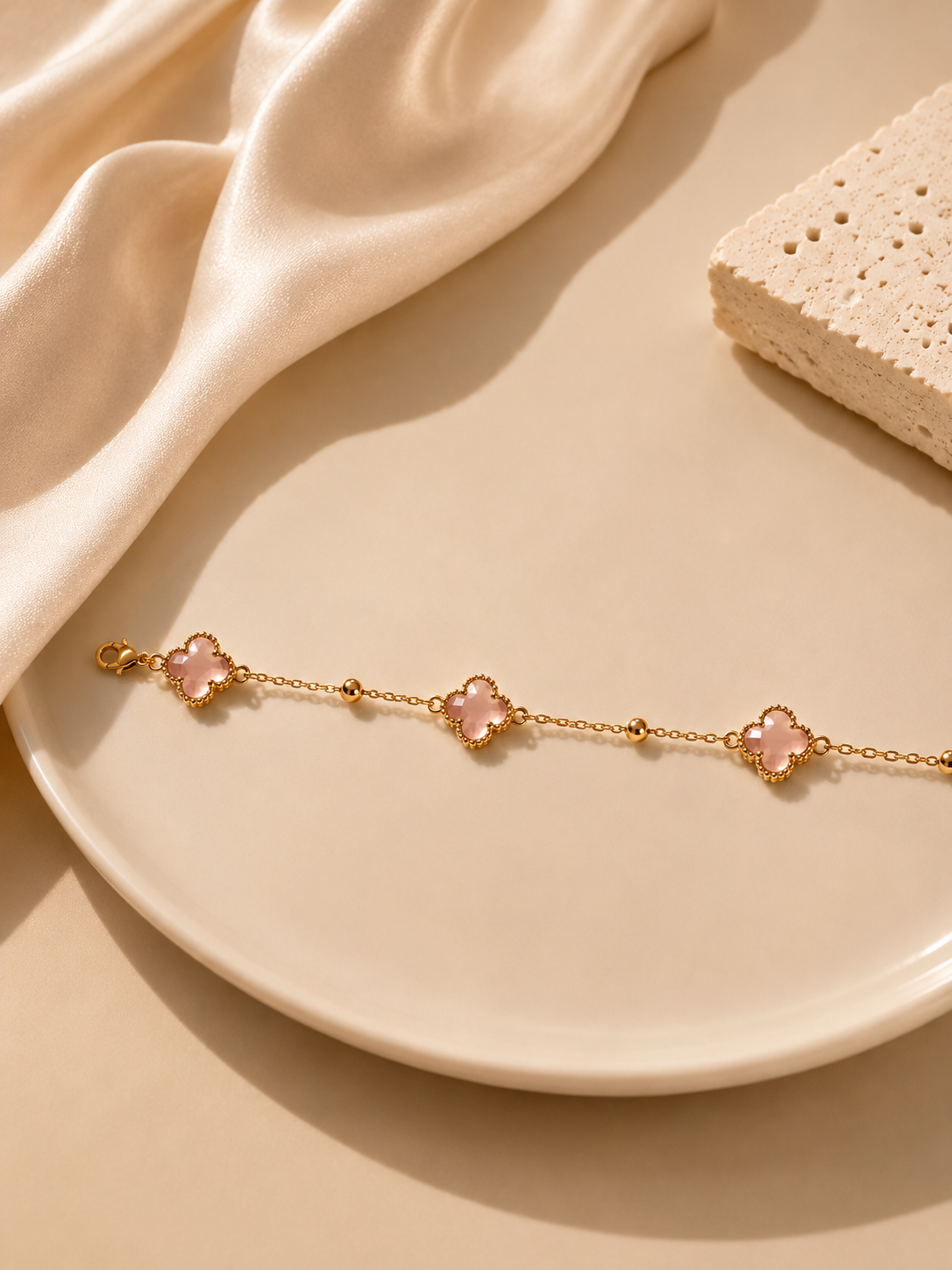 Rose Clover Bracelet