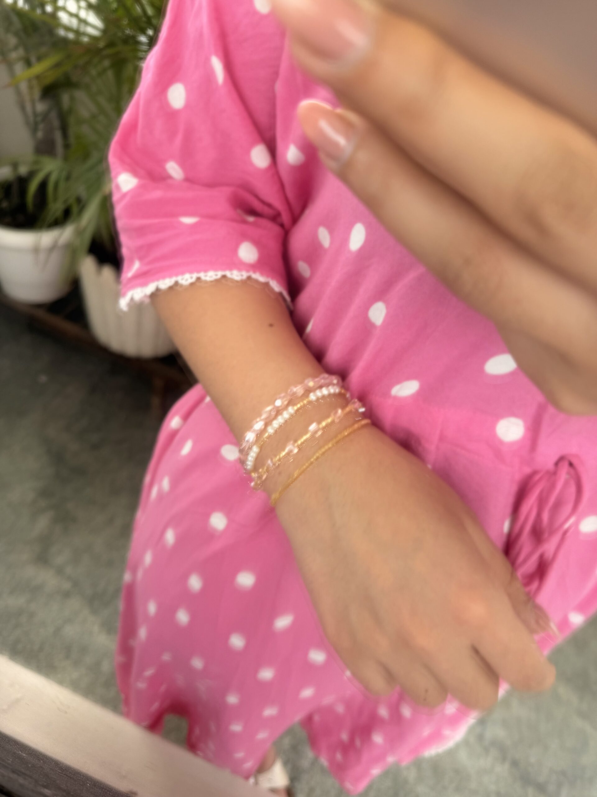 Blush Pink Bracelet Stack - Image 2