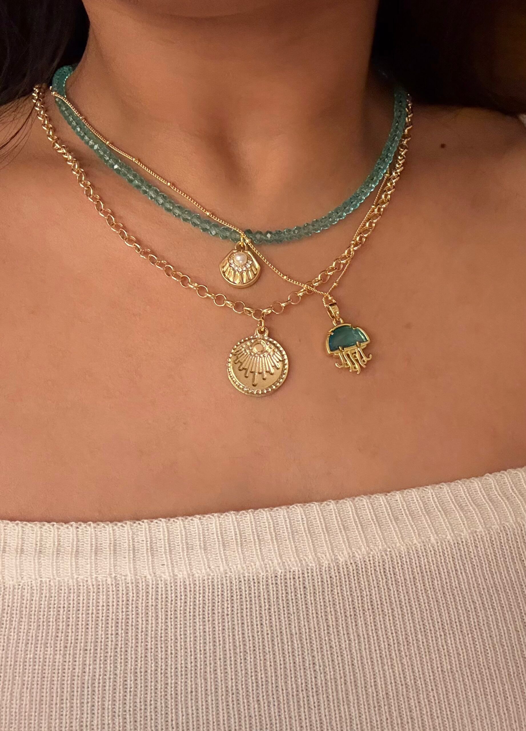 Coastal Glow Necklace Stack