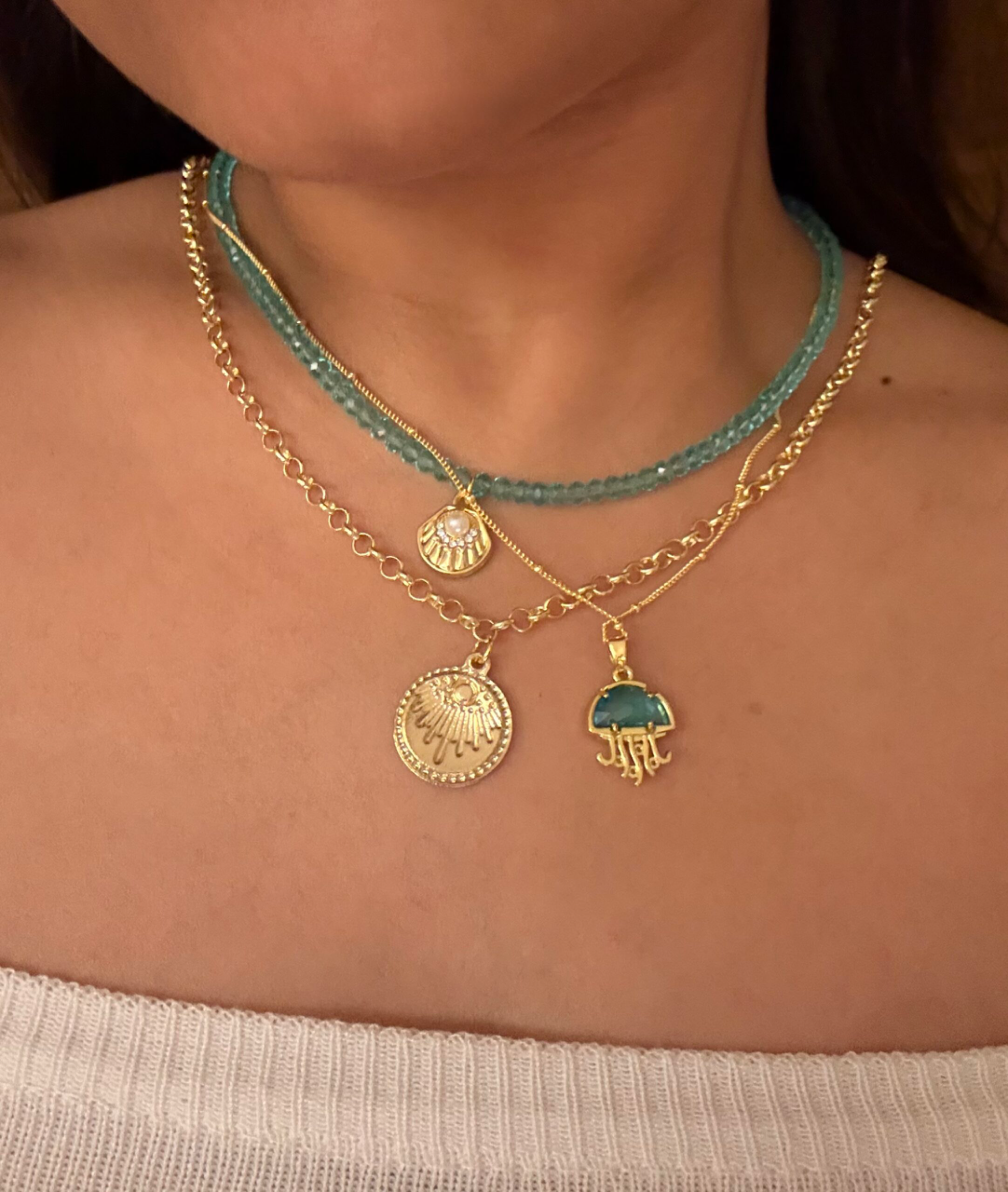 Coastal Glow Necklace Stack - Image 2