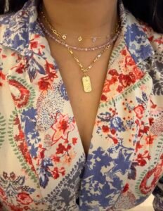 Amour Layered Necklace Stack Set of 2